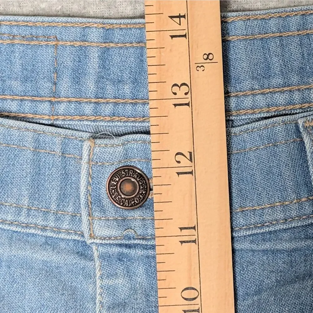 Vintage 90s Levi’s 415 Brown Tab Jeans Mens W38 L30 Light Wash Straight